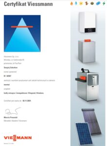 Certyfikat Viessmann kotly Privatmaster 2024